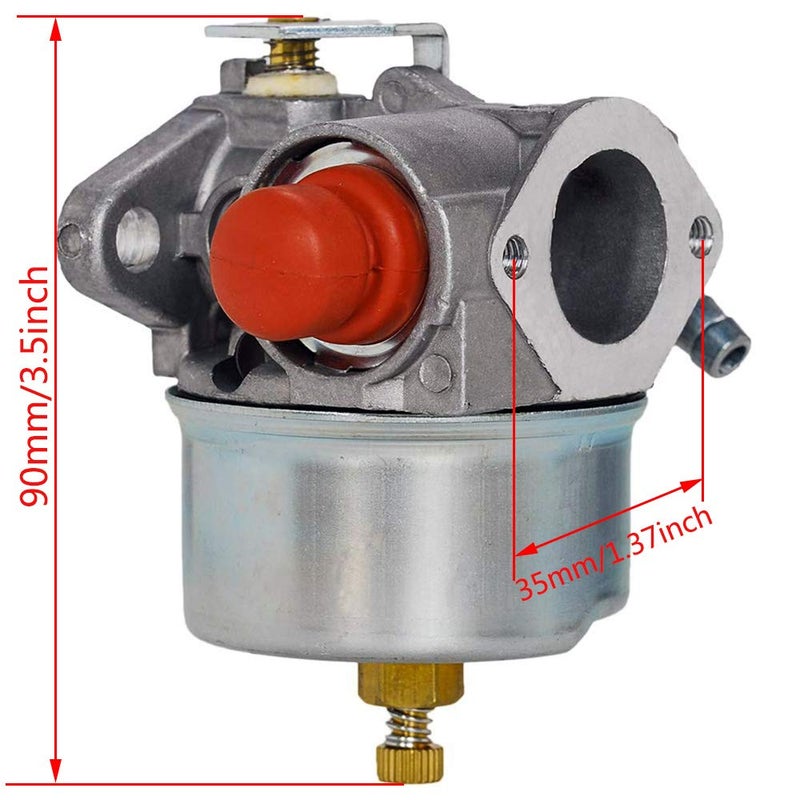 LIYYOO 632795A Carburetor with 35066 Air Filter replacement for Tecumseh 632795 632046A 632078A 632099 TVS90 TVS100 ECV100 TVS120 TVS105 TVS115 TVXL115 TVXL90 TNT120 LAV35 TVXL115 TVS75 TVXL105 Engine Carb - Image 2
